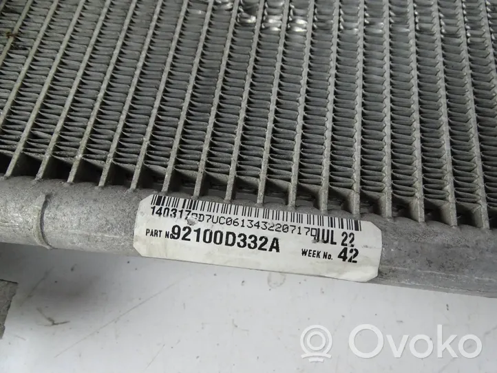 Land Rover Defender Radiatore di raffreddamento A/C (condensatore) 92100D332A