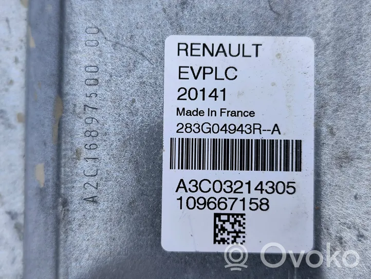 Renault Zoe Unité de commande, module ECU de moteur 283G04943R