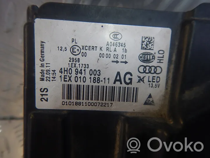 Audi A8 S8 D4 4H Cablaggio/impianto del faro/fanale 4H0941003