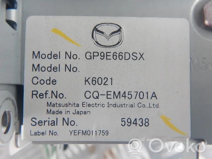 Mazda 6 Panel / Radioodtwarzacz CD/DVD/GPS GP9E66DSX