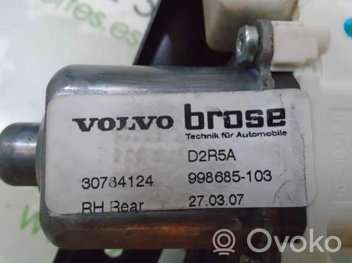 Volvo C70 Mécanisme lève-vitre de porte arrière avec moteur 31253534