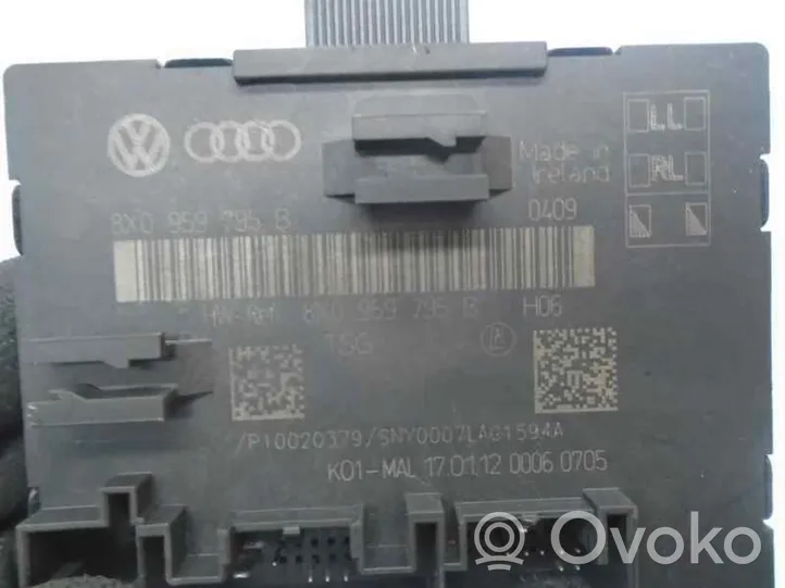 Audi A1 Sterownik / Moduł centralnego zamka 8X0959793H