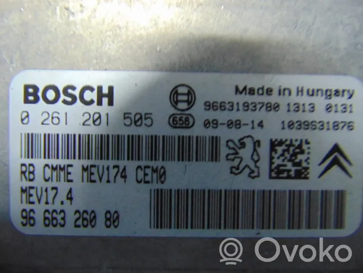 Citroen C3 Picasso Motorsteuergerät ECU 9666326080