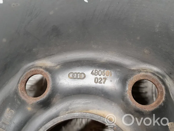 Volkswagen PASSAT B5 R 15 plieninis štampuotas ratlankis (-iai) 4B0601027