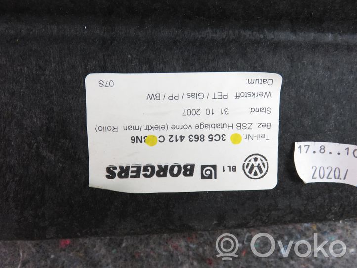 Volkswagen PASSAT B7 Parcel shelf 