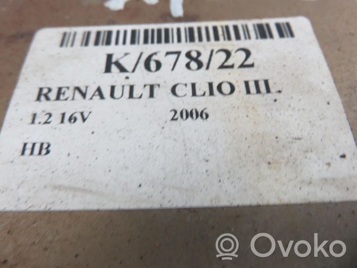 Renault Clio III Silencieux arrière / tuyau d'échappement silencieux 