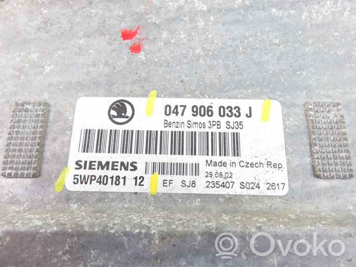 Skoda Fabia Mk1 (6Y) Sterownik / Moduł ECU 5WP4018112