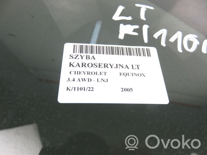 Chevrolet Equinox Finestrino/vetro retro 
