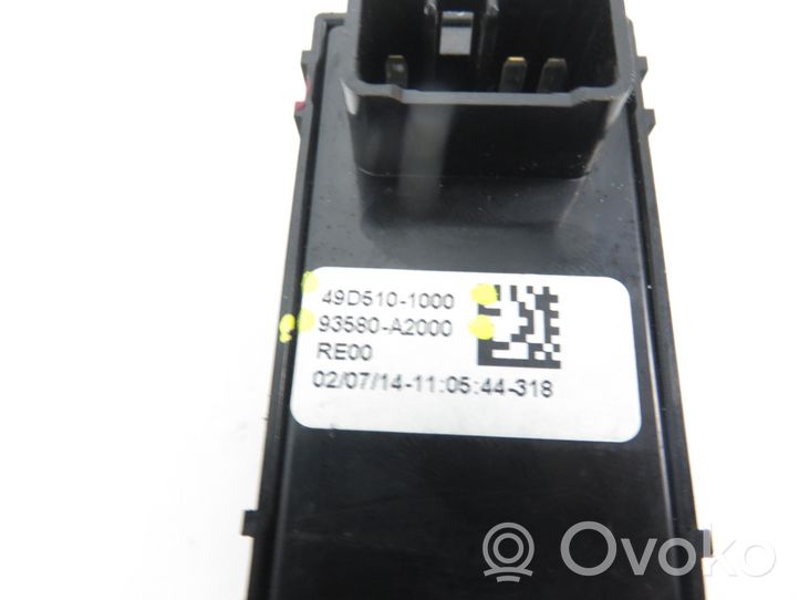 KIA Ceed Quarter vent window switch 93580A2000