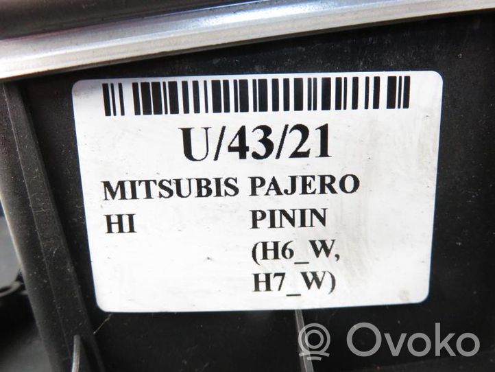 Mitsubishi Pajero Pinin Matkustajan turvatyyny 