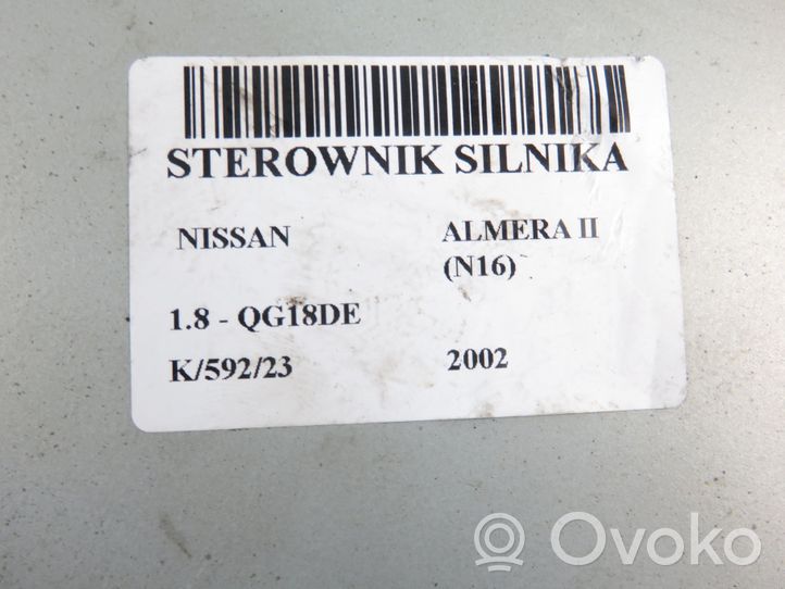 Nissan Almera N16 Moottorin ohjainlaite/moduuli 