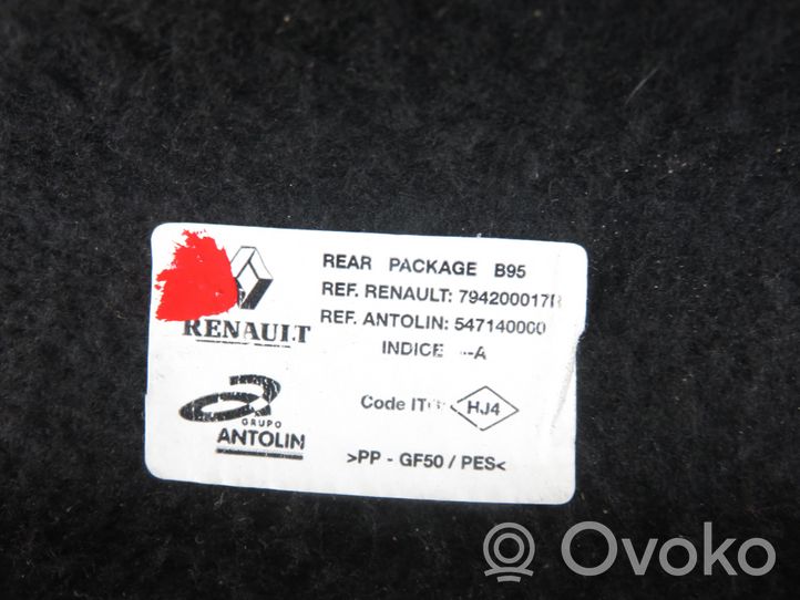 Renault Megane III Parcel shelf 