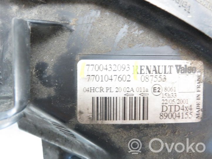 Renault Scenic I Phare frontale 7700432093