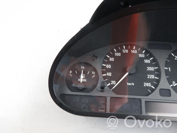 BMW 3 E46 Compteur de vitesse tableau de bord 0263606150