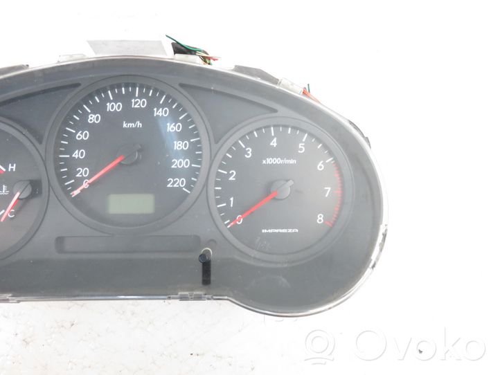 Subaru Impreza II Compteur de vitesse tableau de bord 85013FE35