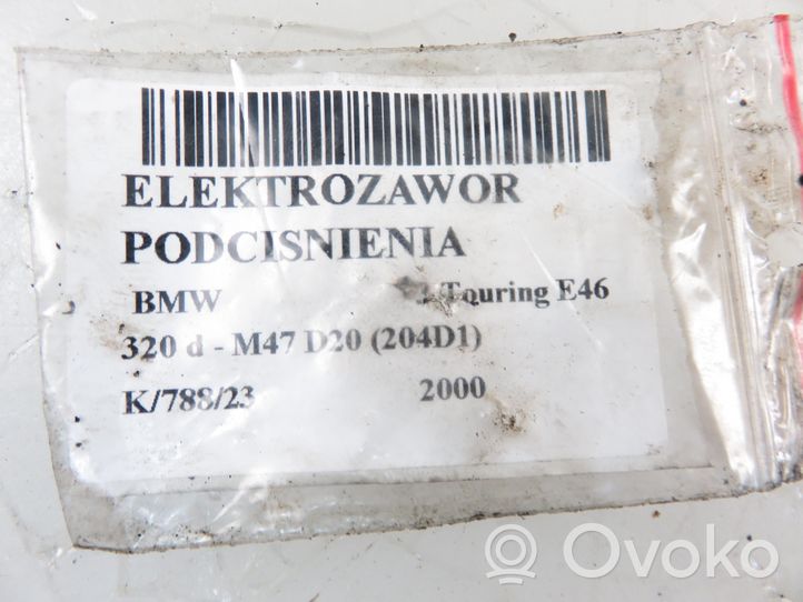 BMW 3 E46 Zawór podciśnienia 