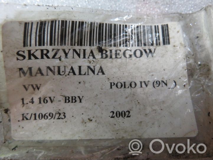 Volkswagen Polo IV 9N3 Mechaninė 6 pavarų dėžė 