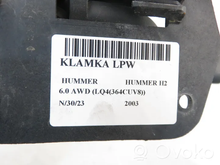 Hummer H2 Maniglia interna per portiera anteriore 15057526