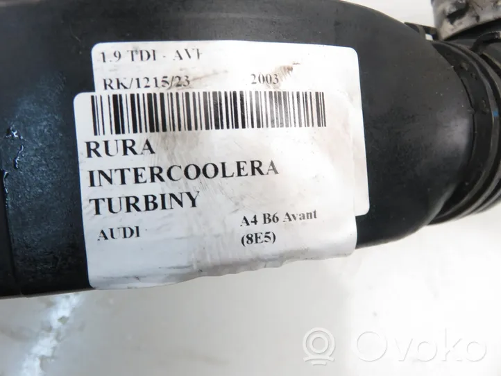 Audi A4 S4 B6 8E 8H Interkūlerio žarna (-os)/ vamzdelis (-iai) 0281002401