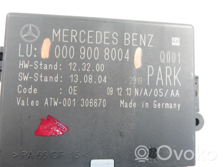Mercedes-Benz CLA C117 X117 W117 Pysäköintitutkan (PCD) ohjainlaite/moduuli 