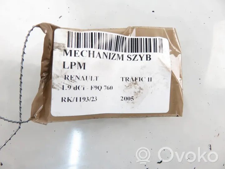 Renault Trafic II (X83) Alzacristalli manuale della portiera anteriore 