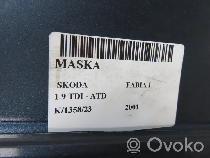 Skoda Fabia Mk1 (6Y) Couvercle, capot moteur 