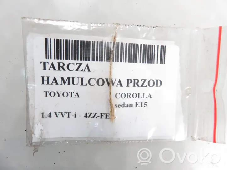 Toyota Corolla E140 E150 Tarcza hamulca przedniego 