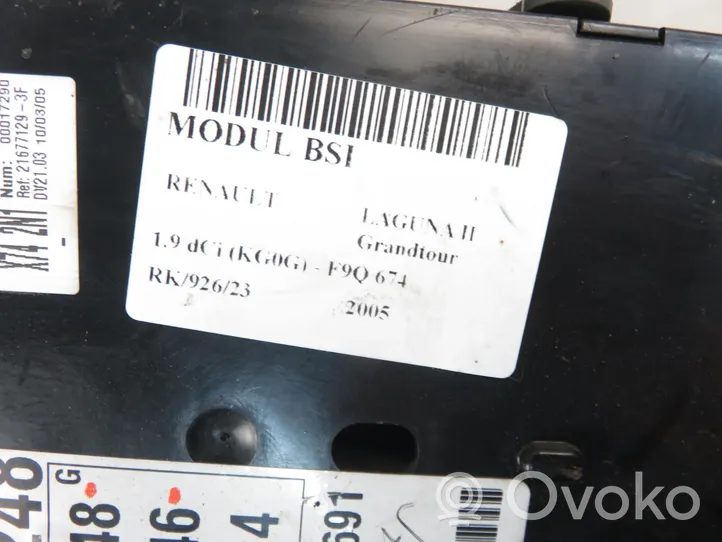 Renault Laguna II Modulo di controllo del corpo centrale 8200482048