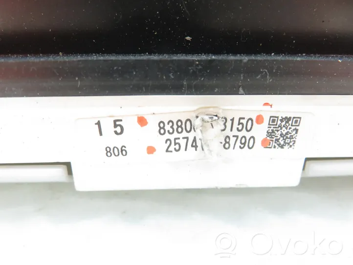 Toyota Corolla Verso E121 Compteur de vitesse tableau de bord 8380013150