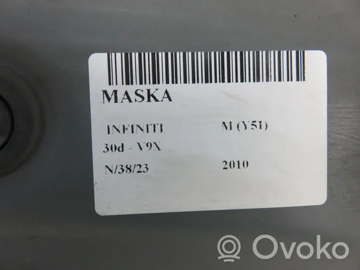 Infiniti M Pokrywa przednia / Maska silnika 