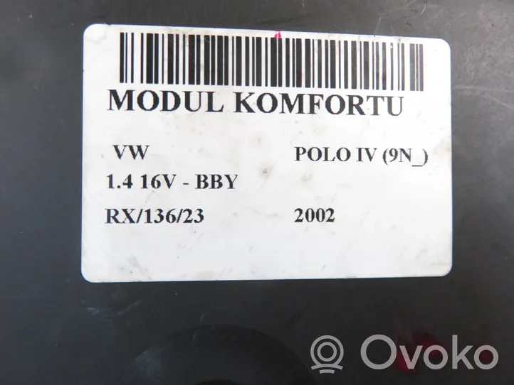 Volkswagen Polo IV 9N3 Modulo di controllo del corpo centrale 5WK48212C