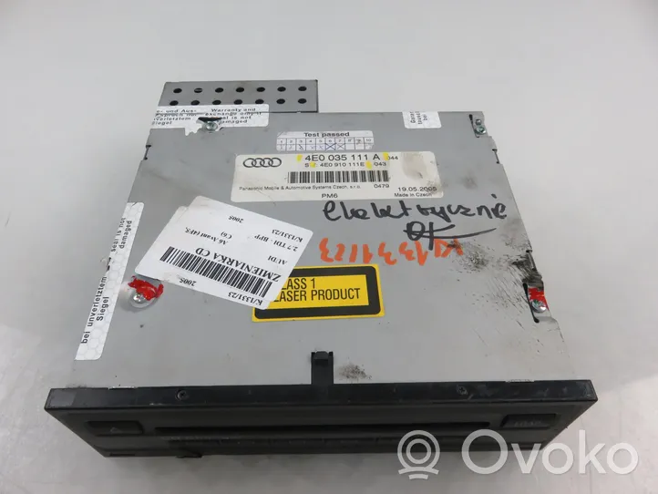 Audi A6 S6 C6 4F Zmieniarka płyt CD/DVD 4E0035111A