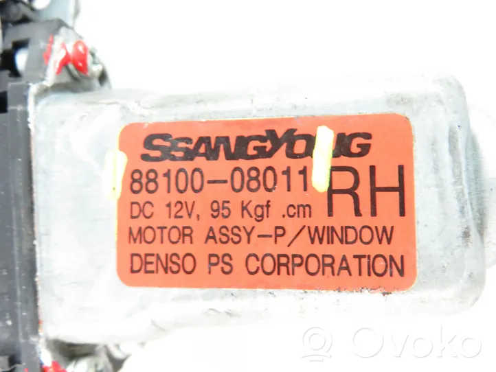 SsangYong Rexton Rear door window regulator with motor 