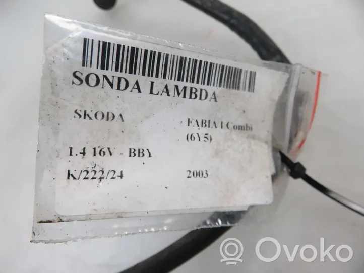 Skoda Fabia Mk1 (6Y) Sensore della sonda Lambda 