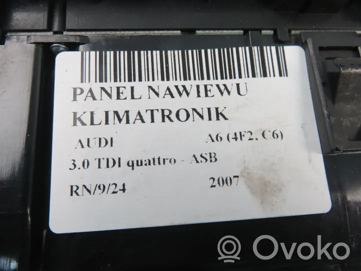 Audi A6 S6 C6 4F Przełącznik / Włącznik nawiewu dmuchawy 5HB00883309