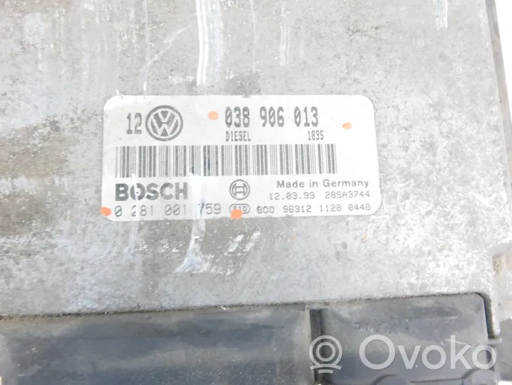 Volkswagen Golf IV Calculateur moteur ECU 0281001759