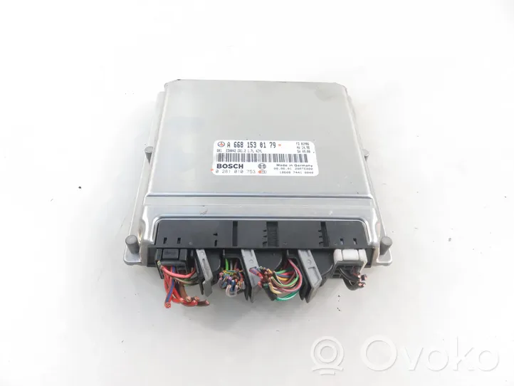 Mercedes-Benz A W168 Calculateur moteur ECU 0281010753