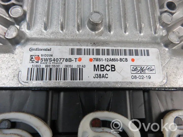 Ford Focus Centralina/modulo del motore 5WS40778BT