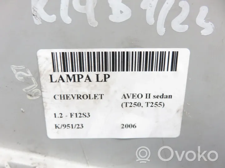 Chevrolet Aveo Lampa przednia 9686293780A