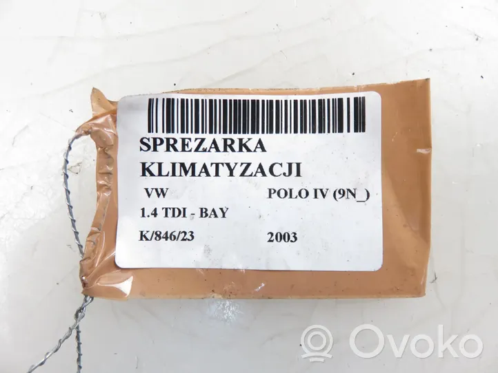 Volkswagen Polo IV 9N3 Kompresor / Sprężarka klimatyzacji A/C 4472208126