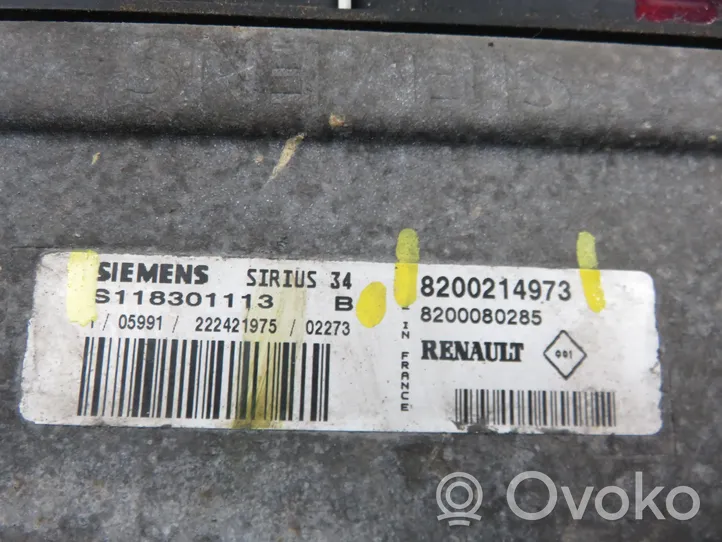 Renault Scenic I Moottorin ohjainlaite/moduuli S118301113B