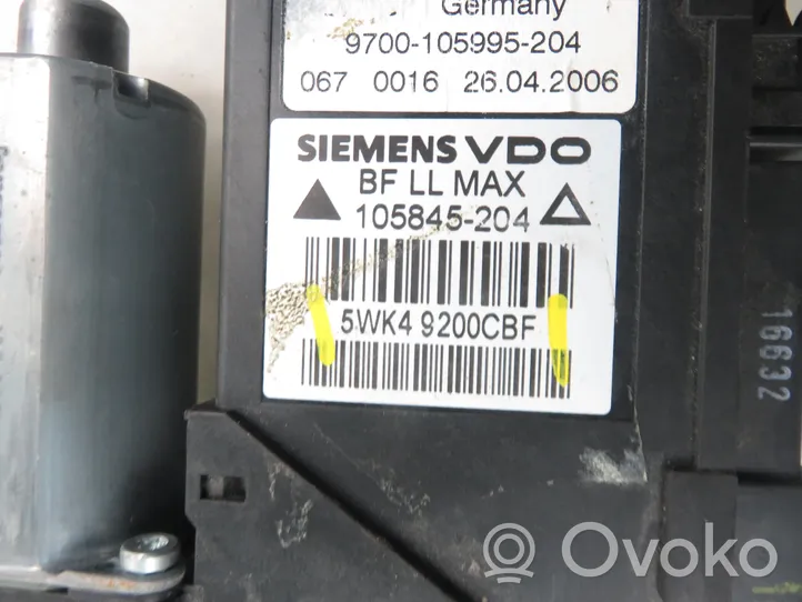 Audi A4 S4 B7 8E 8H Mécanisme de lève-vitre avec moteur 8E0837462C