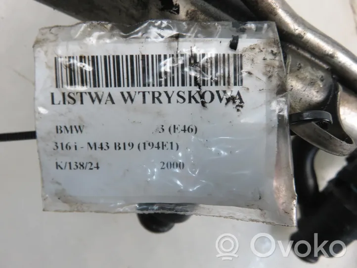 BMW 3 E46 Kraftstoffverteiler Einspritzleiste Verteilerrohr D3768FA