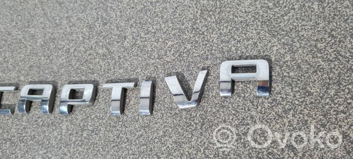 Chevrolet Captiva Valmistajan merkki/mallikirjaimet 