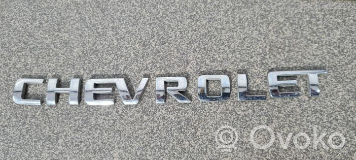 Chevrolet Captiva Manufacturers badge/model letters 