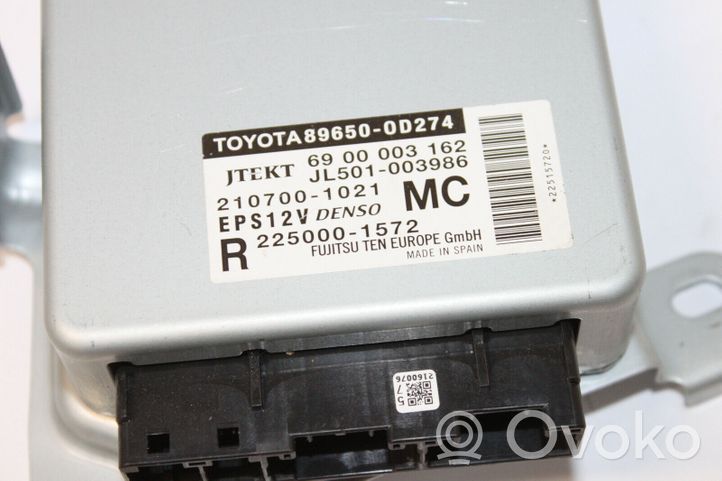 Toyota Yaris Unité de commande / calculateur direction assistée 896500D274