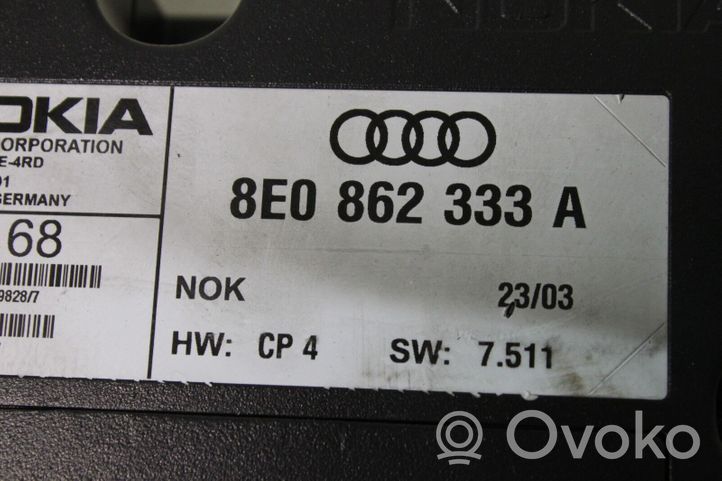 Audi A6 Allroad C5 Puhelimen käyttöyksikkö/-moduuli 8E0862333A