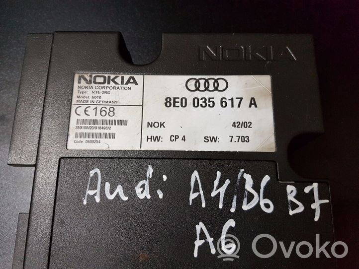 Audi A4 S4 B7 8E 8H Centralina/modulo telefono 8E0035617A