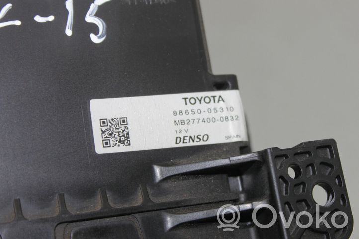 Toyota Avensis T270 Unité de contrôle climatisation / chauffage 8865005310