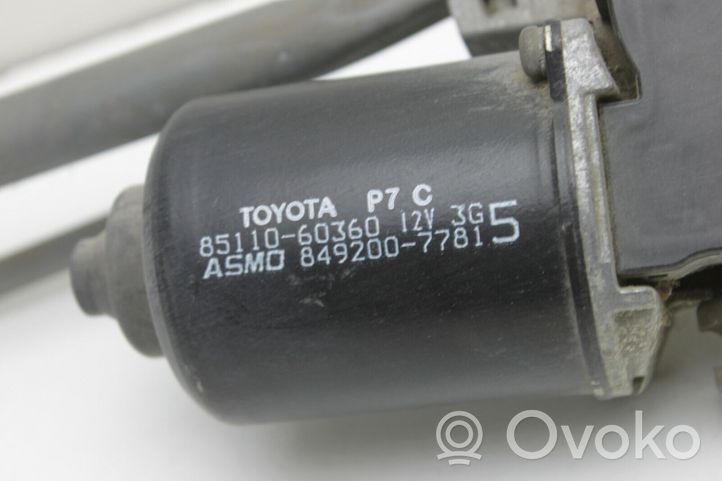 Lexus GX J120 Mechanizm i silniczek wycieraczek szyby przedniej / czołowej 8511060360